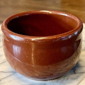 VTG 60s MCM Individual Oven Ware 75 USA Small Bean Bowl Custard Ramekin Cup